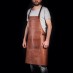 DarkRabbit Tablier en cuir Tablier de barbecue en cuir Tablier de cuisine pour cuisinier Tablier de barman Barista cadeau de chef Tablier d'outil | Réglable du S au 4XL pour Homme et Femme - B3E7KSUYK