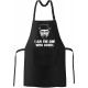 MoonWorks® Tablier de barbecue pour homme avec inscription « I am the one who Cooks » en coton Noir - B287VZLGH