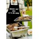 The Cozy Mart Tablier de barbecue humoristique pour homme et femme avec 2 poches et attaches de 40 cm de long pour cuisine cuisson jardinage noir Fits all Noir 2 - BN5NBZXWP
