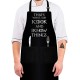 The Cozy Mart Tablier de barbecue humoristique pour homme et femme avec 2 poches et attaches de 40 cm de long pour cuisine cuisson jardinage noir Fits all Noir 2 - BN5NBZXWP