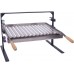 PEGANE Support Barbecue avec Grille et récupérateur de Graisse en INOX Coloris Gris 50 x 41 x 42 cm - BA43QGHZX