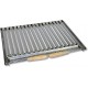 PEGANE Support Barbecue avec Grille et récupérateur de Graisse en INOX Coloris Gris 50 x 41 x 42 cm - BA43QGHZX