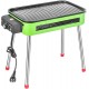 Support De Barbecue Garbecue en carbone électrique en plein air intérieur barbecue électrique barbecue sans fumée avec cuisses 1800W thermostat réglable plaques lavables amovibles 18,5 "x 9,8" vert - BH9KNAPFV