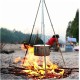 YQCX Trépied de Camp Ajustable Portable Extérieur Pliable Pliable Barbecue Grillades Suspendus pour Camping Pique-Nique Barbecue Cuisson Inoxydable - BBB8NDJFW
