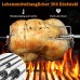 HENGMEI Lot de 2 piques à viande en acier inoxydable Pour barbecue Pour rôtissoire rôtissoire rôtissoire rôtissoire fourchette à barbecue - BMHJ9RVAR