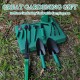 FRAHS Ensemble d'outils de jardin kit d'outils de plantation de jardin 10 pièces outils de plantation de bonsaï de jardin extérieur avec étui de transport vert et poignée ergonomique Cadeaux de jard - BK395ASQG