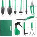 HIUHIU Ensemble d'outils à main de jardinage de 10 pièces kit de plantation outils de jardinage avec sac de transport adapté aux amateurs de jardinage - B6WH1NKIR