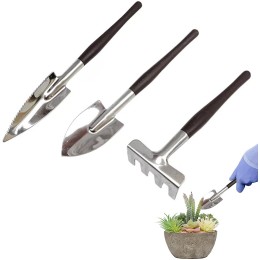 Kit d'outils de jardinage pelle à transplanter pelle cultivateur râteau à main gadget en acier inoxydable kit de jardinage pour garçons et filles Kot-au - B8W9KCPAR