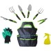 LLSS Kits d'outils de Jardinage,6 Morceaux Équipement Jardinage antirouille,Outil + Sac + Gants + Bouilloire Ensemble d'outils de Jardinage d'extérieur - BQ1DDVEPT