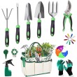 Lot de 13 outils de jardinage en acier inoxydable avec sac de transport coffret cadeau de jardin pour hommes ou femmes outils de jardin pour l'entretien du jardin. - BK8V5SQJA