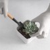 Thinkhappyyoyo Mini kit d'outils de jardinage à main Accessoires de couture pour plantes grasses transplantation semis bonsaï outil de forage 3 outils de jardin - B8498GVYE