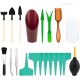 UNISOPH Lot de 20 outils pour plantes succulentes mini kit d'outils de transplantation manuel de bonsaïs de jardinage pour arroser creuser escarper desserrer aéraire étaler et transplanter - B7MQ5HKGX