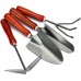 Zwinner Kit de Pelle à bêche kit d'outils de Jardinage Rouille Pratique pour râteau de Jardin pour la Plantation de Fleurs - B4992IQJA
