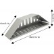 Hengjierun Aluminized Charcoal Basket Aluminized Grill Charcoal Baskets Charcoal Starter Briquette Holder Box BBQ Supplies Charcoal Basket Container Tray for Charcoal Briquet Silver - BV8KKMFTN