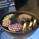Onlyfire Dôme de Carburant pour Barbecue en Acier Inoxydable Rond avec Panier à briquettes de Charbon de Bois - B1KN3AOPW