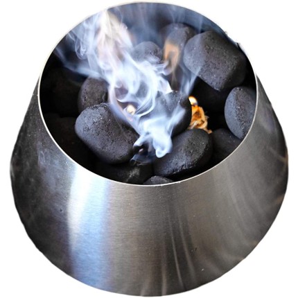 Vortex pour barbecue carburant – Dôme avec breloques en chêne et bio de - BDQJNIKSE