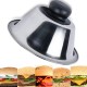 Kerafactum® Burger Cloche pour hamburger Cheeseburger En acier inoxydable Noir - BK3HMXSYQ