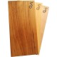 Lot de 3 planches à fumer en bois de cèdre pur de « SJ » – Planches à griller en cèdre rouge – Planches de bois aromatiques 100 % naturelles pour la finition des grillades. - B5K23ZUBR