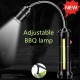 DierCosy Lampe Lumineuse à LED magnétique Portable 360 degrés réglable pour Barbecue Barbecue lumières de Cuisson USB Charging BBQ Light - BNBVHNIAN