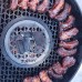VORTEX INDIRECT HEAT Grille de rechange pour 22 barbecues à charbon de bois de style UDS ou KAMADO avec grille amovible – 55,9 cm - B9V4NQXZX