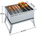 NXYJD Barbecue à Charbon de Bois Barbecue Portable Barbecue en Acier Inoxydable Pliant BBQ Camping Grill Plateau Grill Grill for Camping Camping Cuisson Petit Grill - BEMNVOSQT