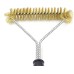 EsOYl Brosse Barbecue Brosse Nettoyage Barbecue Triangle De 12 Pouces Crimp Brusser Gril - BAH9NYZYR