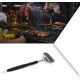 BDYCZ Grattoir de Brosse de Barbecue Pinceau de Nettoyage de Gril Outil Parfait pour Tous Les Types de Grill Accessoires de Grill - B9NQ6WERE