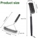 Brosse barbecue brosse nettoyage barbecue + brosse barbecue triangulaire pour nettoyer rapidement & efficacement tous les grils - BB9DKTHMI