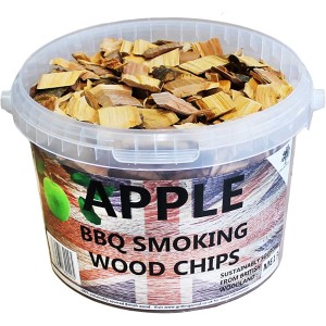 3 litres de copeaux de bois pour barbecue ou fumoir Apple vert pomme - B7BE9ZSCF