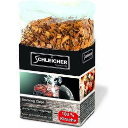 Chips à Fumer Activa Schleicher en Bois de Cerisier de qualité supérieure 100% Naturel à Fumer Convient pour Les barbecues à Bouilloire sur Pied et à gaz Extra Large 800 g - B7KB6RJXW