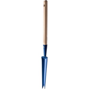KADAX Désherbeur manuel robuste en acier inoxydable avec poignée en bois désherbeur manuel 50 cm bleu - B3KQKMIFH