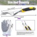 Swpeet Kit de 5 outils de désherbage manuel avec poignée ergonomique et gants de protection pour jardin pelouse terres agricoles - B7AEVKZWF