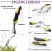 Swpeet Kit de 5 outils de désherbage manuel avec poignée ergonomique et gants de protection pour jardin pelouse terres agricoles - B7AEVKZWF