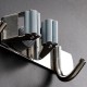 Porte-balai 4 fentes acier inoxydable Système de suspension Porte-outils de jardin 50x11cm - BHM1WQFPZ